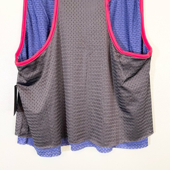 Wonder Woman Women's Scoop Neck Double Layer Mesh Muscle Tank Top Medium NWT - Picture 7 of 9